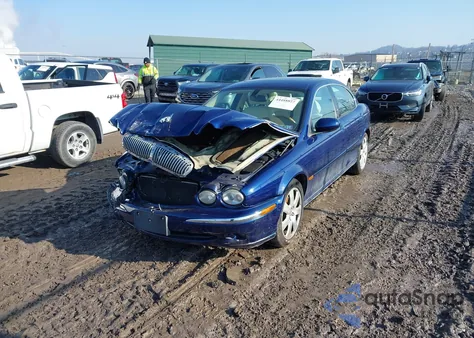 2004 Jaguar X-Type 3.0 из США, поврежденный, VIN SAJEA51C04WE09051